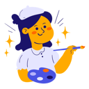 پیش‌نمایش فایل female-painter-doing-painting-10697563 از پک طراحی و خلاقیت