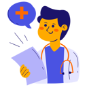پیش‌نمایش فایل male-doctor-with-medical-report-10633640 از پک پزشکی و سلامت