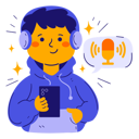 پیش‌نمایش فایل boy-is-listening-music-from-headphones-10872767 از پک پادکست و پخش
