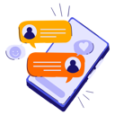 پیش‌نمایش فایل online-chat-10857407 از پک ارتباطات شبکه