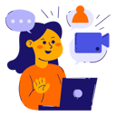 پیش‌نمایش فایل online-meeting-10857416 از پک ارتباطات شبکه