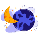 پیش‌نمایش فایل earth-and-moon-10796385 از پک نجوم فضا