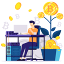 پیش‌نمایش فایل bitcoin-growth-3472876 از پک ارز دیجیتال