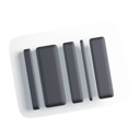 پیش‌نمایش فایل barcode-5020894 از پک مجموعه آیکن سه‌بعدی تجارت الکترونیک