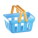 پیش‌نمایش فایل basket-5020897 از پک مجموعه آیکن سه‌بعدی تجارت الکترونیک