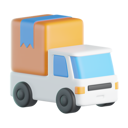پیش‌نمایش فایل delivery-truck-5020889 از پک مجموعه آیکن سه‌بعدی تجارت الکترونیک