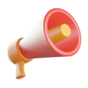 پیش‌نمایش فایل megaphone-5020891 از پک مجموعه آیکن سه‌بعدی تجارت الکترونیک