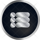 پیش‌نمایش فایل menu-1646698 از پک بسته آیکون فلزی