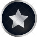 پیش‌نمایش فایل star-1646684 از پک بسته آیکون فلزی