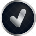 پیش‌نمایش فایل yes-1646676 از پک بسته آیکون فلزی