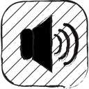 پیش‌نمایش فایل sound-167 از پک آیکون های ضروری رابط کاربری مداد