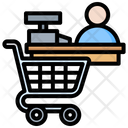 پیش‌نمایش فایل cashier-7436793 از پک سوپرمارکت