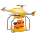 پیش‌نمایش فایل drone-delivery-11327664 از پک تحویل غذا