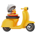 پیش‌نمایش فایل scooter-delivery-11327685 از پک تحویل غذا