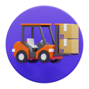 پیش‌نمایش فایل forklift-5294601 از پک لجستیک و مرسوله‌ها