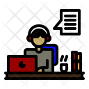 پیش‌نمایش فایل online-communication-2398756 از پک بسته آیکون کار از خانه