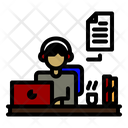 پیش‌نمایش فایل online-working-2398755 از پک بسته آیکون کار از خانه