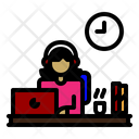 پیش‌نمایش فایل work-time-2398752 از پک بسته آیکون کار از خانه