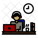 پیش‌نمایش فایل work-time-2398757 از پک بسته آیکون کار از خانه
