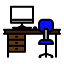 پیش‌نمایش فایل workspace-2398742 از پک بسته آیکون کار از خانه