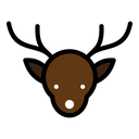 پیش‌نمایش فایل reindeer-2434168 از پک بسته آیکون کریسمس