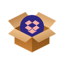 پیش‌نمایش فایل box-dropbox-3267515 از پک پک آنباکسینگ و تحویل