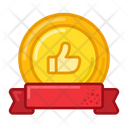پیش‌نمایش فایل thumb-up-medal-3216855 از پک جوایز و دستاوردها
