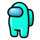 پیش‌نمایش فایل light-blue-among-us-3218509 از پک کاراکترها ما امانگ