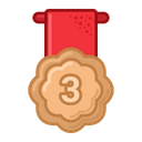 پیش‌نمایش فایل bronze-medal-3246835 از پک جوایز و دستاوردها