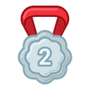 پیش‌نمایش فایل silver-medal-3246815 از پک جوایز و دستاوردها