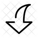 پیش‌نمایش فایل arrow-down-3531144 از پک ناوبری تک‌خطی