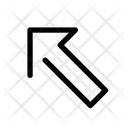 پیش‌نمایش فایل hard-arrow-left-up-3531127 از پک ناوبری تک‌خطی