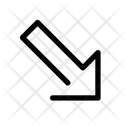 پیش‌نمایش فایل hard-arrow-right-down-3531129 از پک ناوبری تک‌خطی