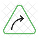 پیش‌نمایش فایل right-hand-curve از پک Traffic Signs 
