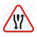 پیش‌نمایش فایل double-lane-ahead-5 از پک علائم راهنمایی و رانندگی