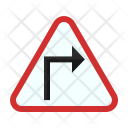 پیش‌نمایش فایل sharp-right-turn-5 از پک علائم راهنمایی و رانندگی