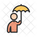 پیش‌نمایش فایل man-holding-umbrella از پک Activities 
