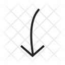 پیش‌نمایش فایل pointing-down-6 از پک فلش