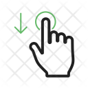 پیش‌نمایش فایل move-down از پک حرکات لمسی