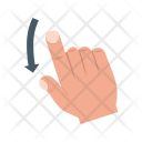 پیش‌نمایش فایل swipe-down-13 از پک Touch Gestures 