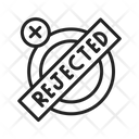 پیش‌نمایش فایل stamp-rejected-8670173 از پک تایید و رد