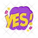 پیش‌نمایش فایل yes-bubble-8920347 از پک کمیک
