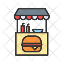 پیش‌نمایش فایل burger-stall-9038603 از پک بازار خیابان
