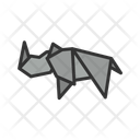 پیش‌نمایش فایل rhino-10340774 از پک اوریگامی و کاغذ و تا