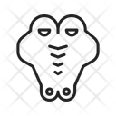 پیش‌نمایش فایل crocodile-face-11488092 از پک چهره‌های حیوان