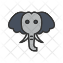 پیش‌نمایش فایل elephant-face-11492401 از پک چهره‌های حیوان