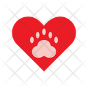 پیش‌نمایش فایل heart-with-paw-15369848 از پک لوازم ضروری مراقبت حیوان خانگی