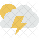 پیش‌نمایش فایل cloud-clouds-cloudy-lightning-rain-storm-sun-weather از پک آیکون های کوچک: هوا