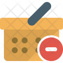 پیش‌نمایش فایل basket-cart-ecommerce-shopping-minus-remove از پک آیکون های کوچک: تجارت الکترونیک