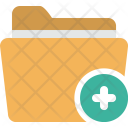پیش‌نمایش فایل folder-add-documents-new-plus از پک آیکون های کوچک: اسناد